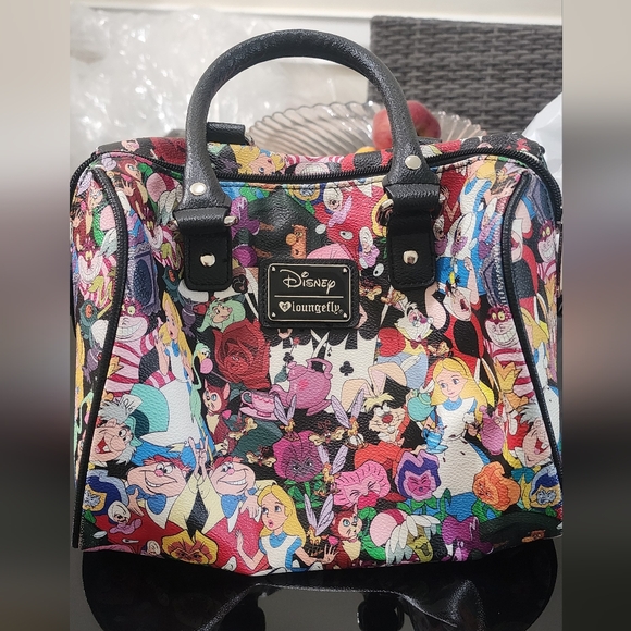 Loungefly Multicolor Character Print Bag - Picture 1 of 8